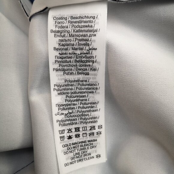 Only Ladies Size Medium Royal Blue Full Zip Rain Jacket with Hood - Picture 5 of 11